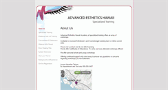 Desktop Screenshot of esthetics-training.com